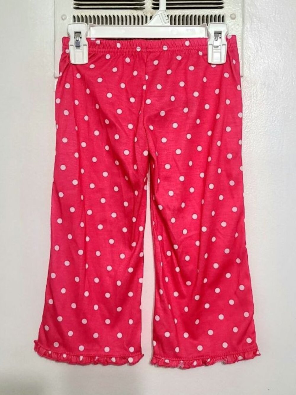 Pink Polka Dot Pajama Pants